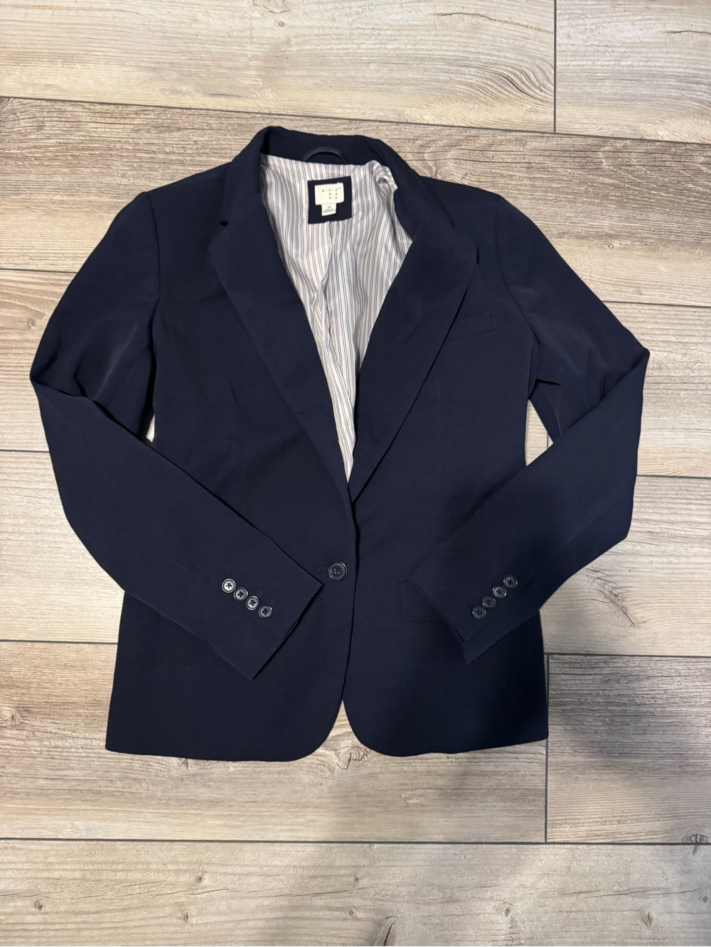 a new day Navy Single-Button Women's Blazer